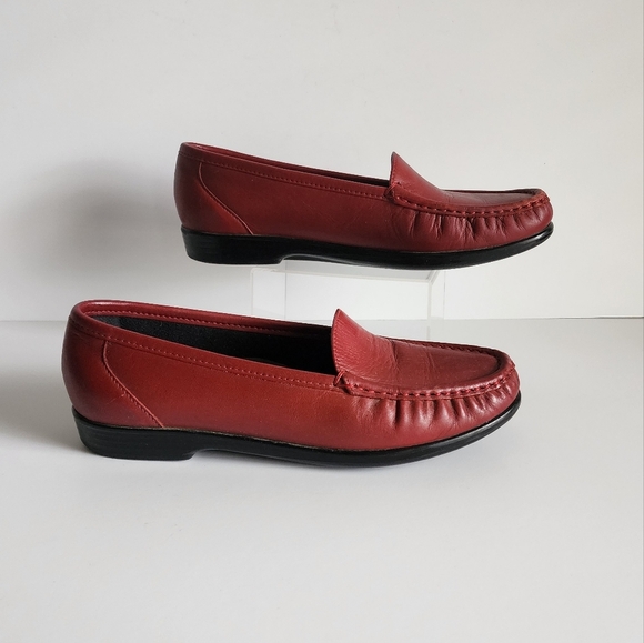 SAS Tripad Women’s 8M Brick Red Comfort Shoes Slip On Loafer - Picture 1 of 11